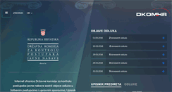 Desktop Screenshot of dkom.hr