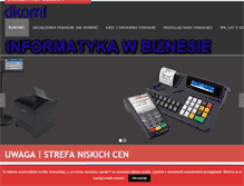 Tablet Screenshot of dkom.pl